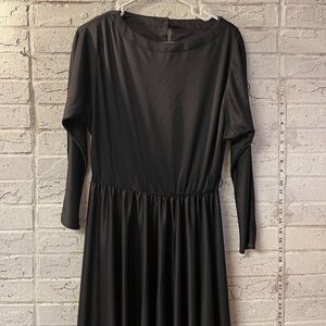 Vintage 70s Murray Meisner Classic Black Dress Small